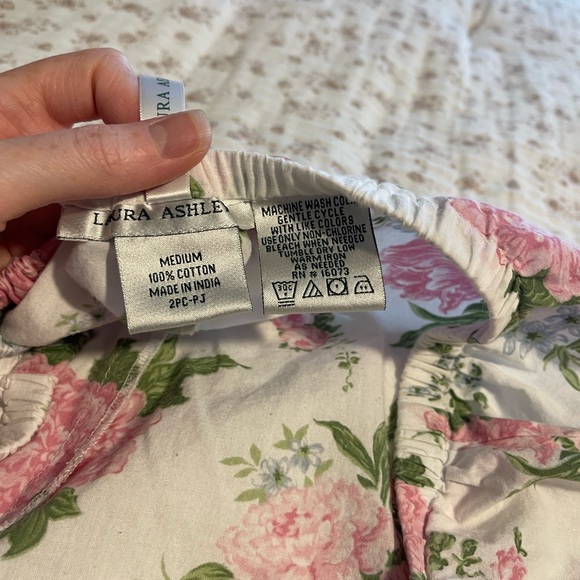 Laura Ashley Pink Floral Pajama Pants - Picture 2 of 5